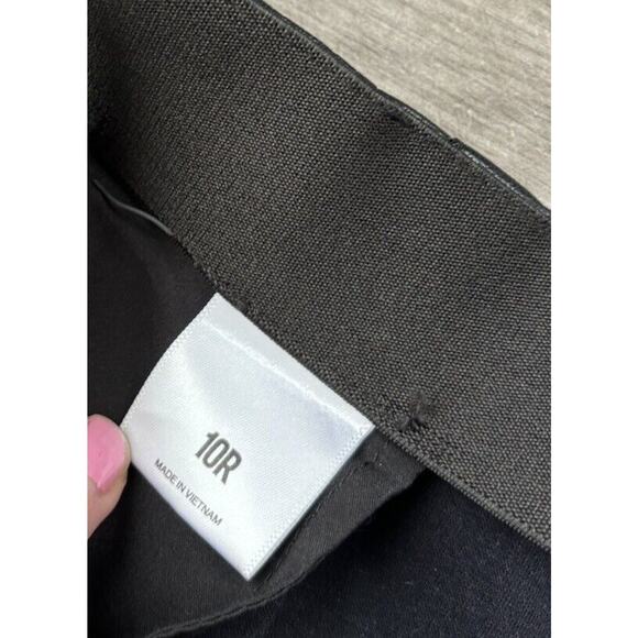 Express Faux Leather Pants Size 10 Ankle High Rise Black - Picture 7 of 8